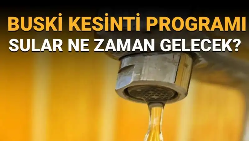 Bursa Nilüfer'de Su Kesintileri Ne Zaman Bitecek? BUSKİ'nin Programı Açıklandı!