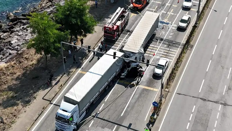 Karadeniz Sahil Yolu'nda Kanlı Zincirleme Kaza: Bir TIR Şoförü Hayatını Kaybetti