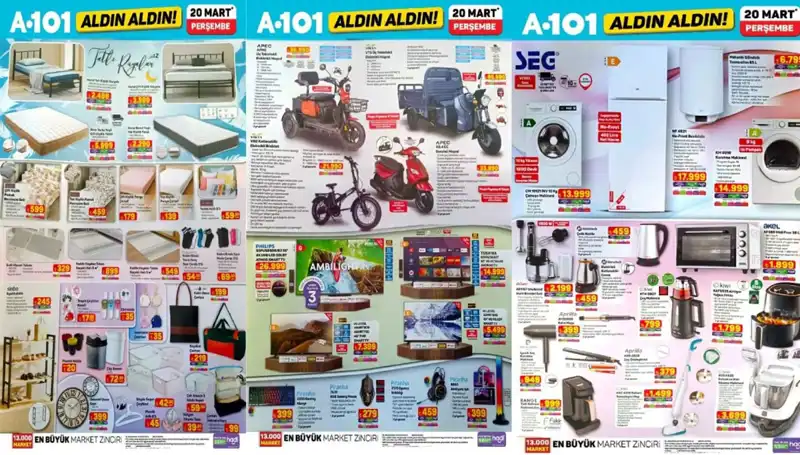 A101 Aktüel Kataloğu: 20 Mart'ta Neler Var?