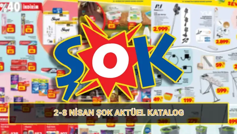 ŞOK Marketlerde 2-8 Nisan Haftasında Neler Var? Temizlikte Devrim!