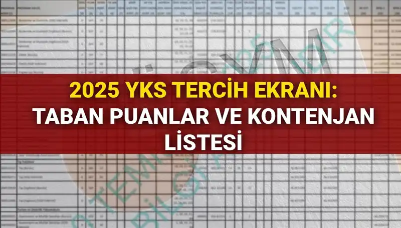 YKS Tercih Ekranı Açıldı: 2025 Üniversite Tercih Süreci Başlıyor!