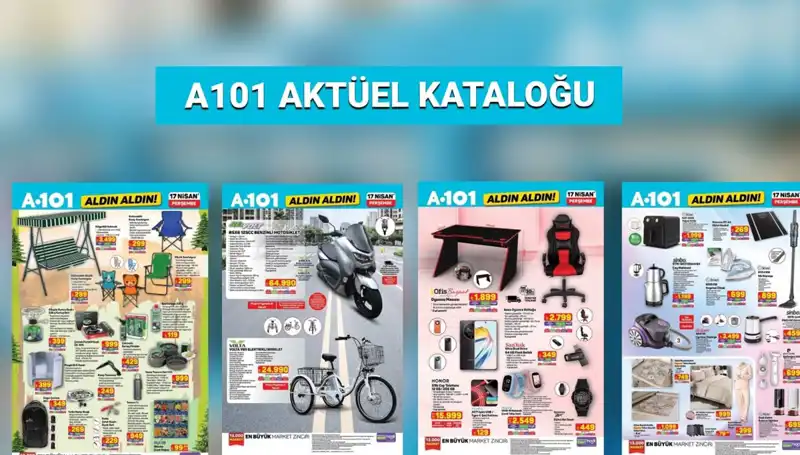 A101 Market'te 17-24 Nisan Fırsatları: Ütüden Halıya Binlerce Ürün Bekliyor!