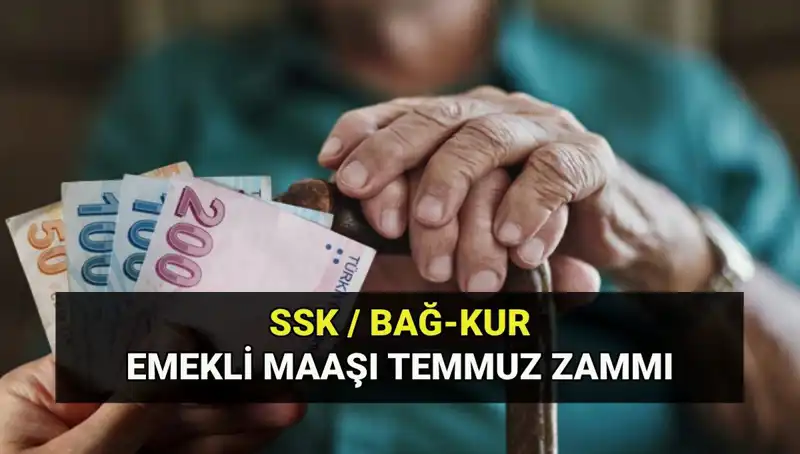 Temmuz 2025 Emekli Maaş Zamları Açıklandı: Yeni Tutarlar ve Detaylar